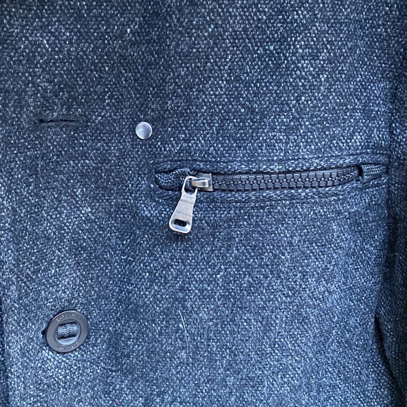 Zara Mens Pea Coat - Picture 2 of 9